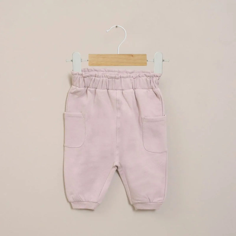 Pantalon Buzo Bebe Niña Lila