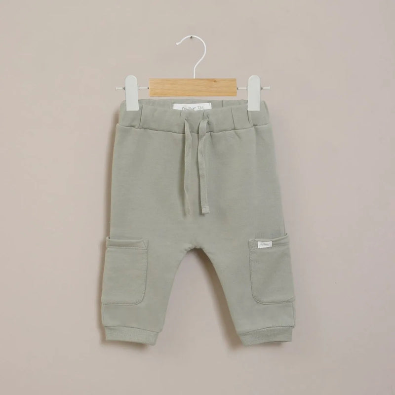 Pantalon Buzo Bebe Niño Verde