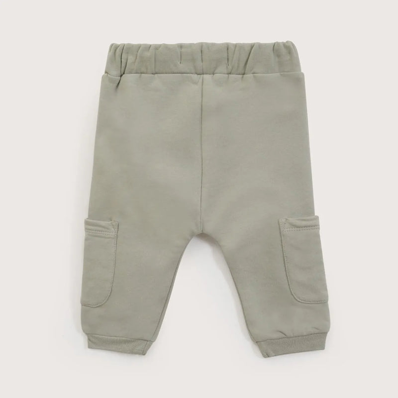 Pantalon Buzo Bebe Niño Verde