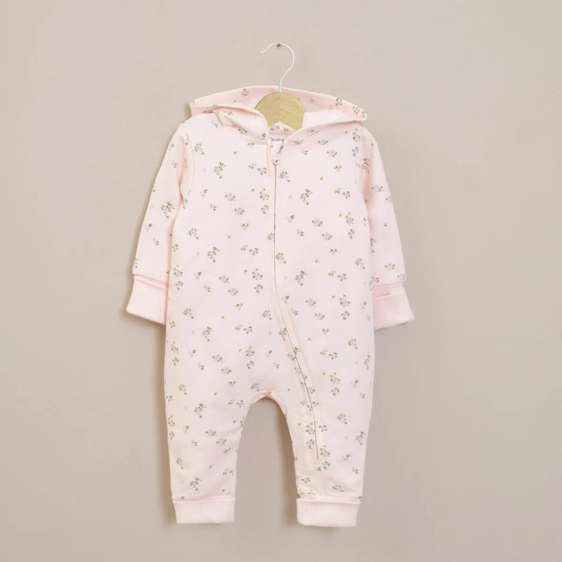 Oso Bebe Niña Estampado Rosado