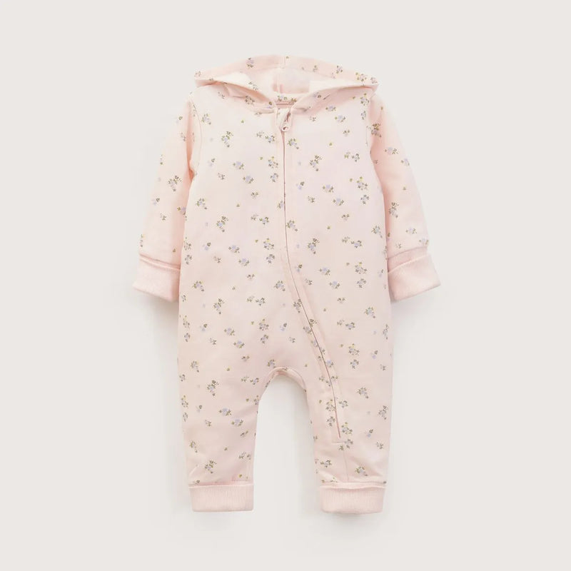 Oso Bebe Niña Estampado Rosado