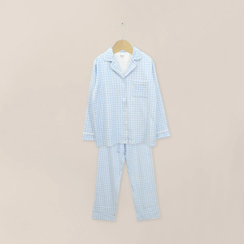 Pijama Conjunto De 2 Piezas De Mujer Celeste