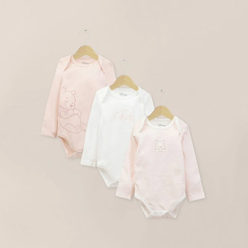 Pack Bodies Bebe Niña Rosado Disney