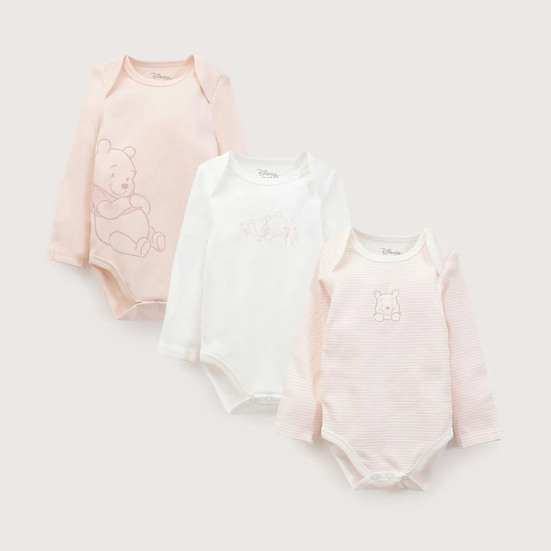 Pack Bodies Bebe Niña Rosado Disney
