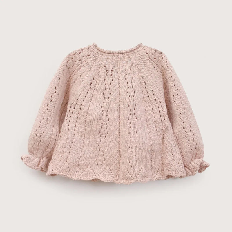 Chaleco Bebe Niña Rosado