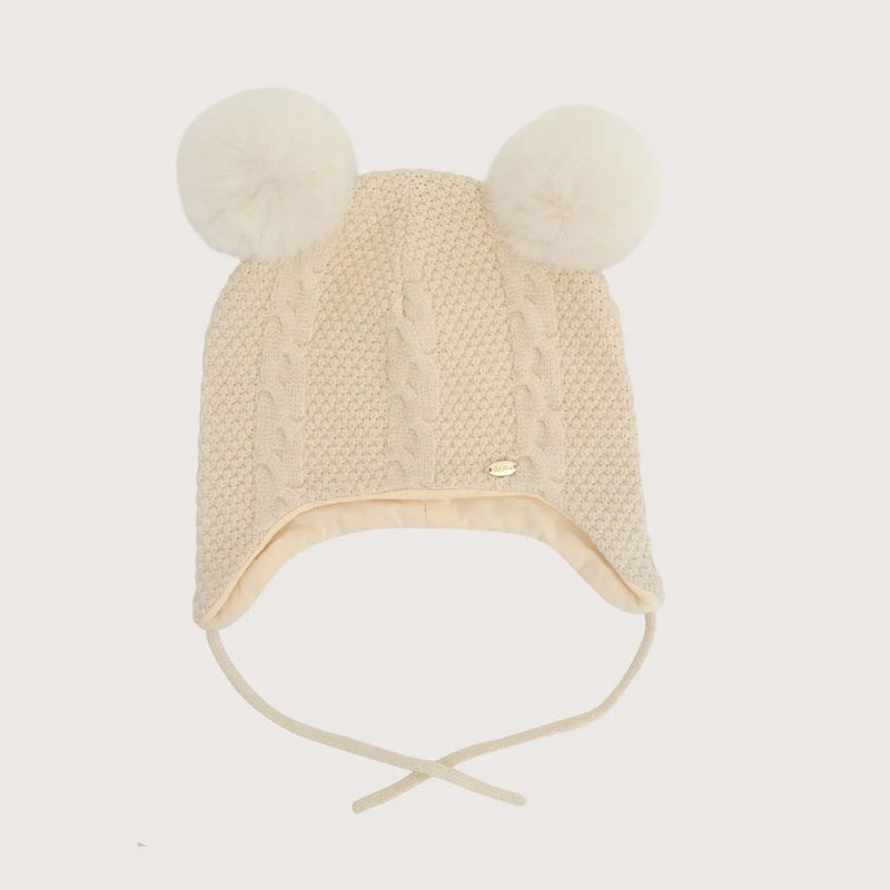 Gorro Bebe Blanco Niña