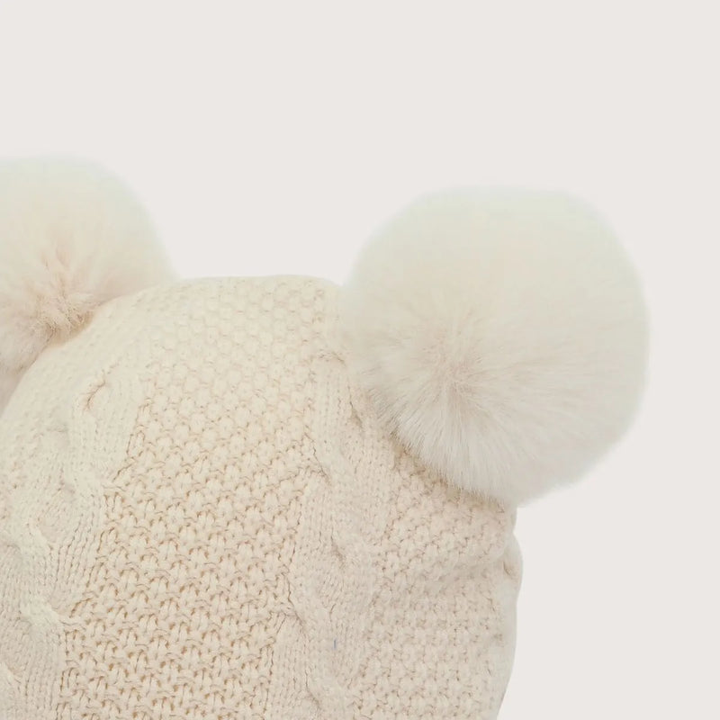 Gorro Bebe Blanco Niña