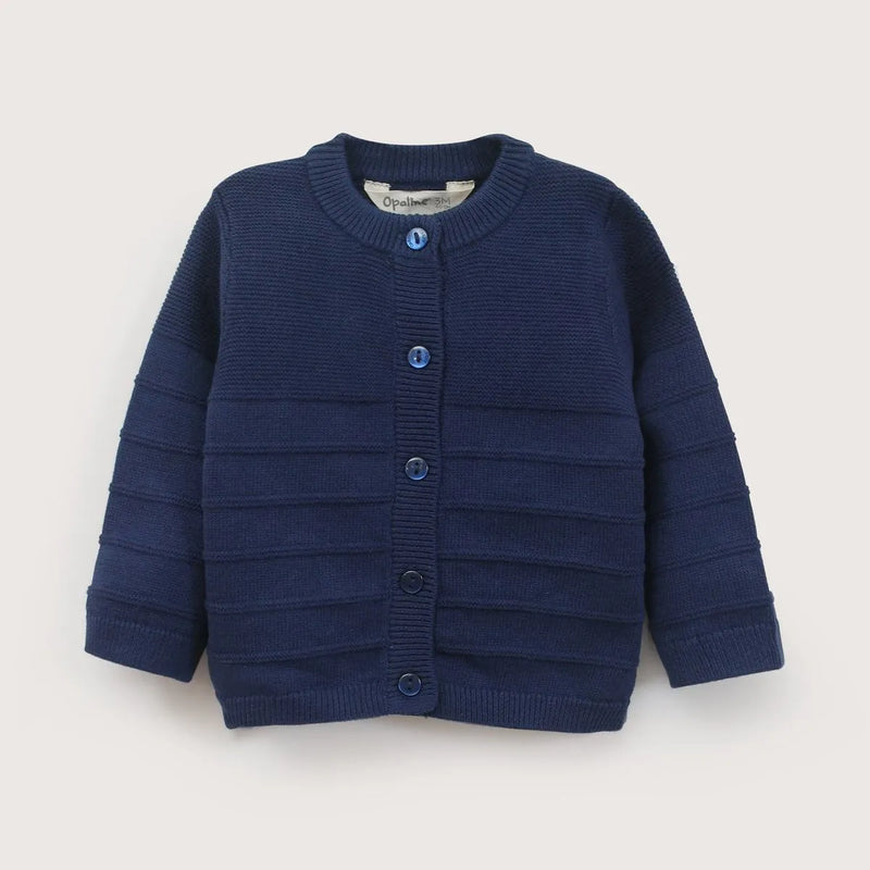 Conjunto Tejido Bebe Niño Azul