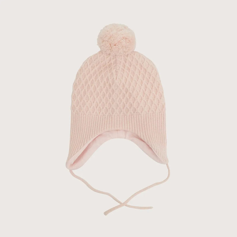 Gorro Bebe Rosado De Niña