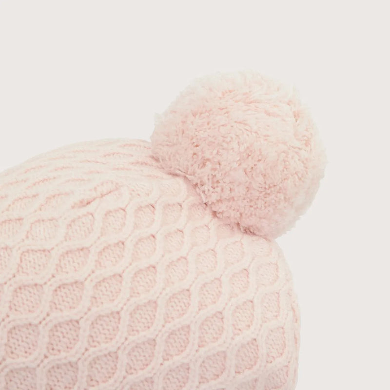 Gorro Bebe Rosado De Niña