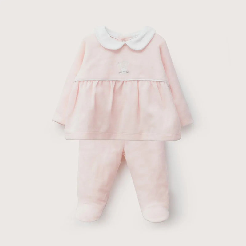 Conjunto Plush Bebe Niña Rosado