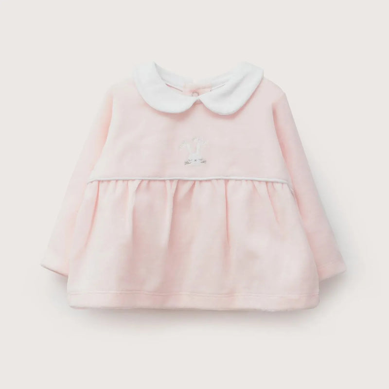 Conjunto Plush Bebe Niña Rosado