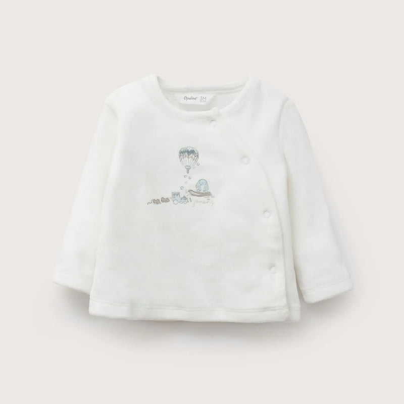 Conjunto Plush Bebe Niño Celeste