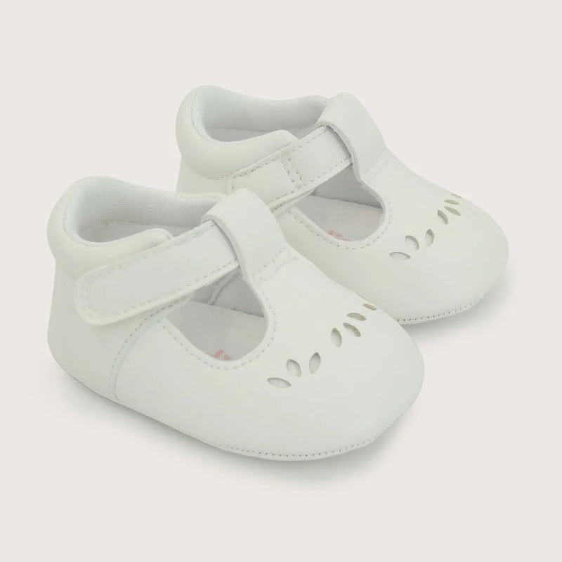 Zapato Reina Bebé Niña Blanca