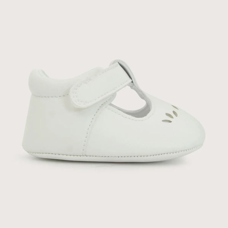 Zapato Reina Bebé Niña Blanca