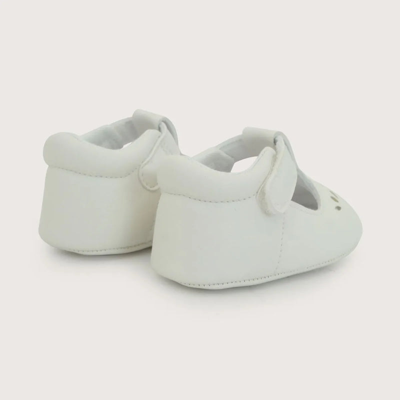 Zapato Reina Bebé Niña Blanca