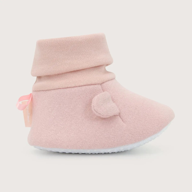 Pantufla Bebé Niña Orejas Rosada