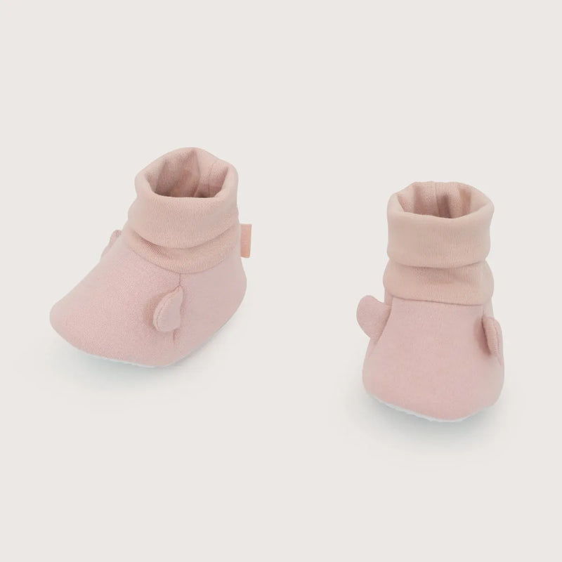Pantufla Bebé Niña Orejas Rosada