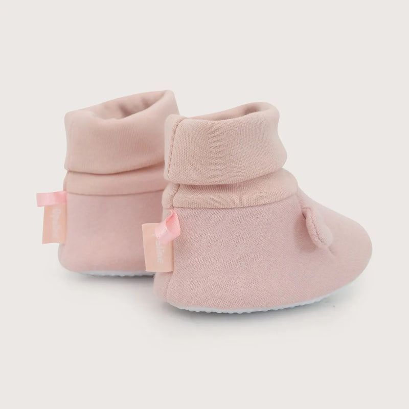 Pantufla Bebé Niña Orejas Rosada