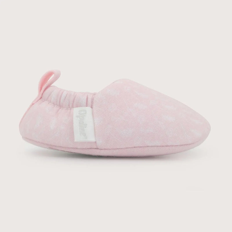 Pantufla Bebé Niña Flores Rosada