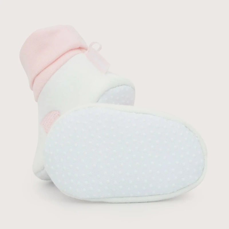 Pantufla Bebé Niña Zorrito Rosada