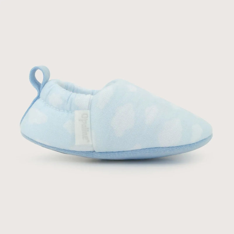 Pantufla Bebé Niño Nubes Celeste