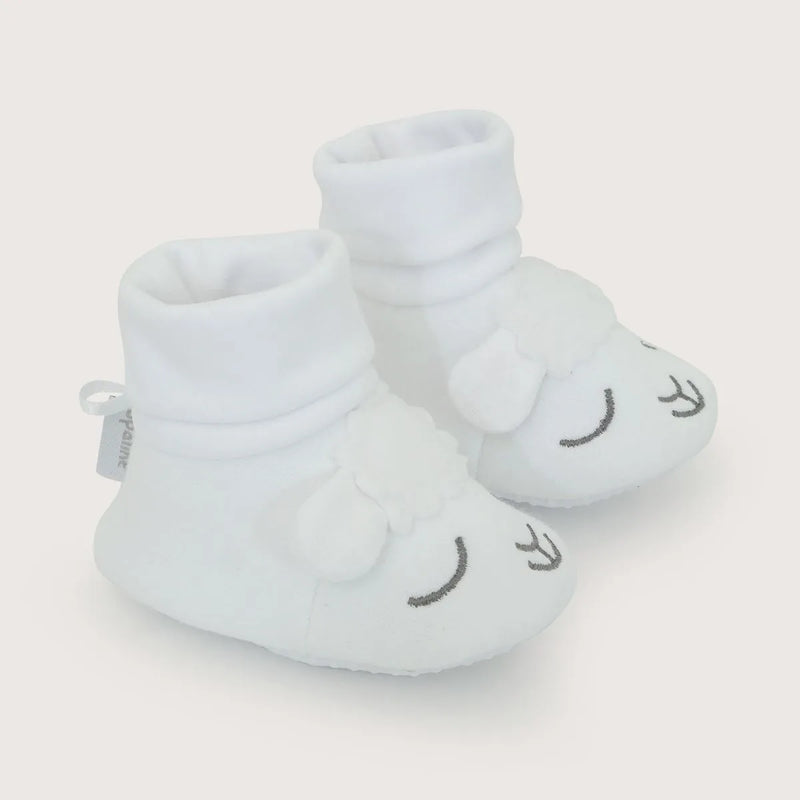 Pantufla Bebé Unisex Oveja Blanco