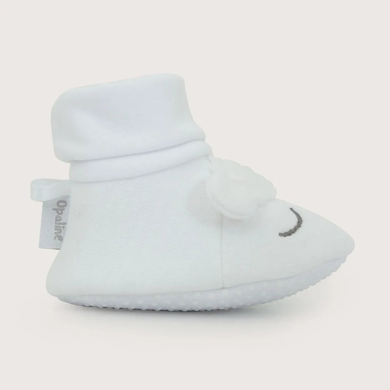 Pantufla Bebé Unisex Oveja Blanco
