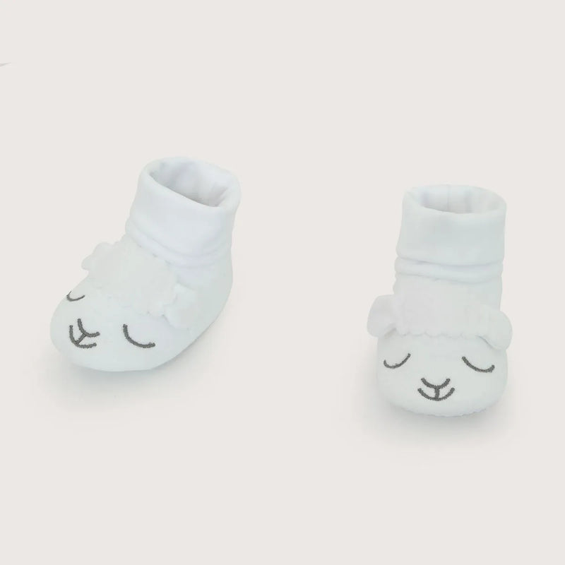 Pantufla Bebé Unisex Oveja Blanco