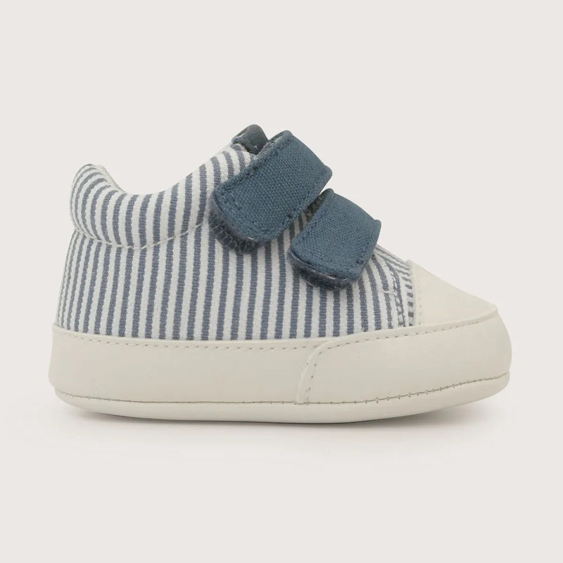 Zapatilla Bebe Niño Velcro Azul