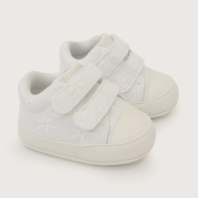 Zapatilla Bebe Niña Blanca