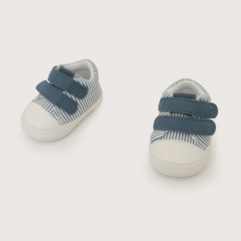 Zapatilla Bebe Niño Velcro Azul