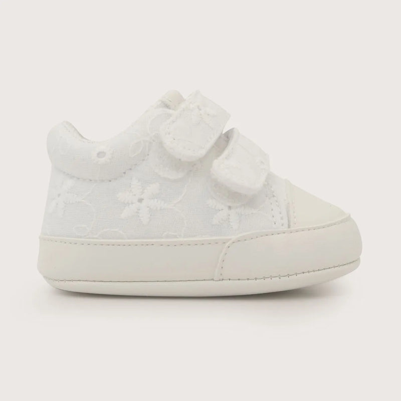 Zapatilla Bebe Niña Blanca