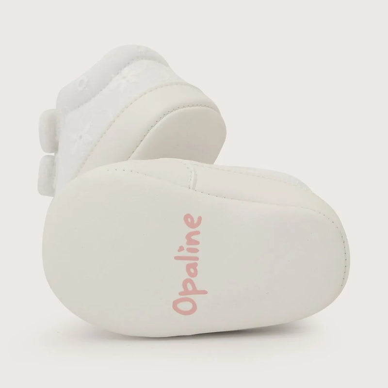 Zapatilla Bebe Niña Blanca