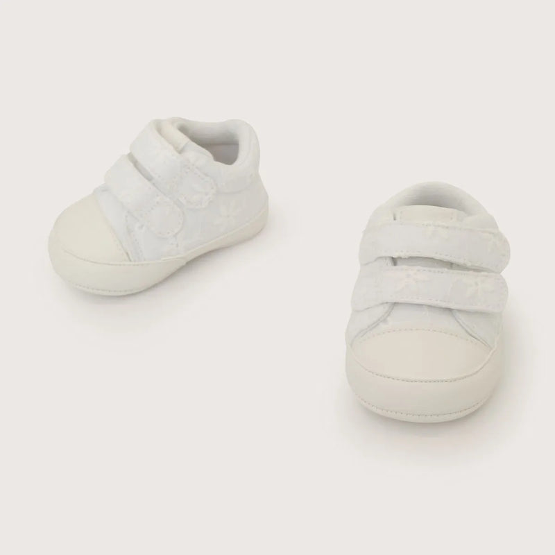 Zapatilla Bebe Niña Blanca