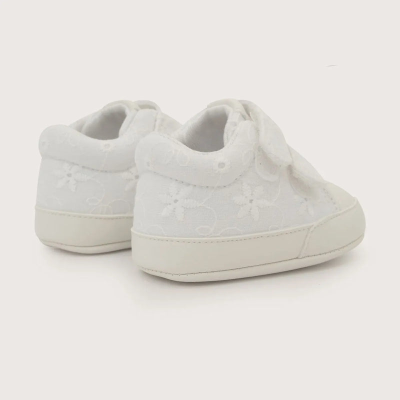 Zapatilla Bebe Niña Blanca