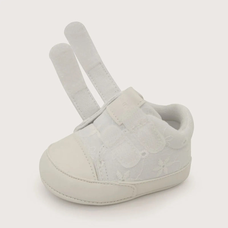 Zapatilla Bebe Niña Blanca