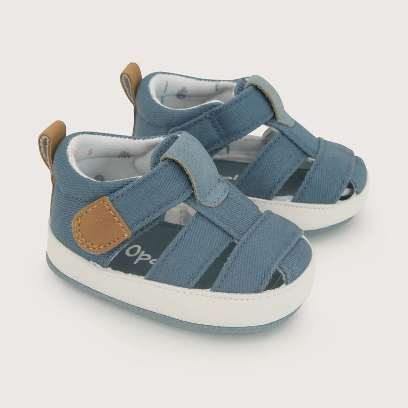 Sandalia Bebe Niño Azul