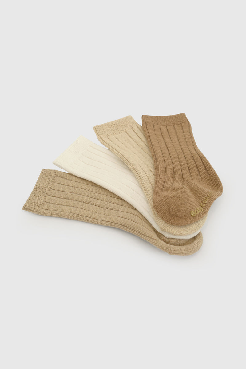 Pack X4 Calcetines Café Algodón