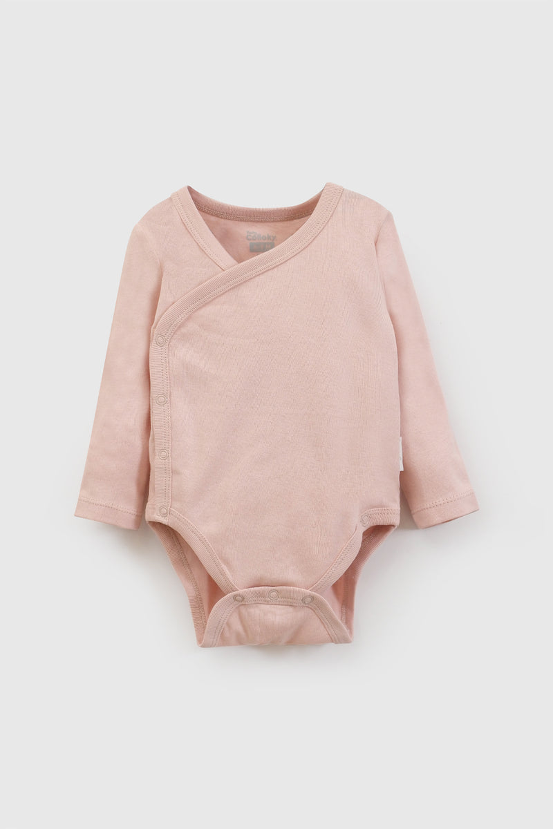Pack X3 Body Rosado Niña Con Broche