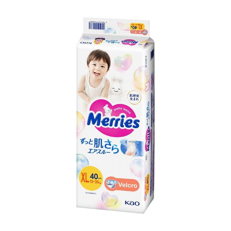 PAÑAL CIERRE ADHESIVO TALLA XL 40 UNID MERRIES