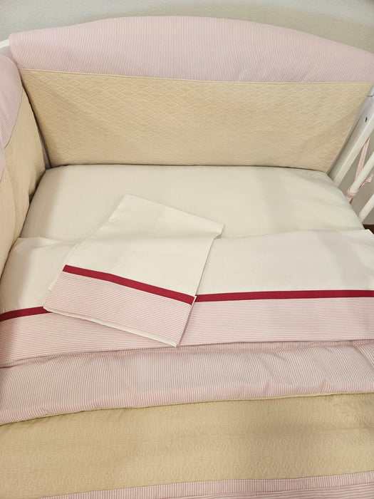 Set de Cuna La Ruta de Mi Bebe Rosado