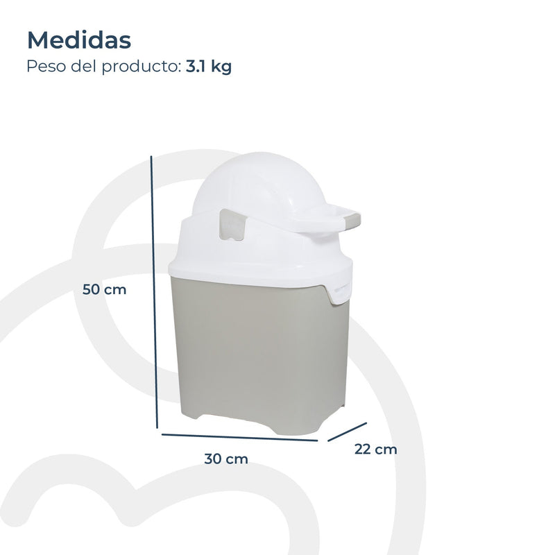 Contenedor Basurero de Pañales  Beige Bebesit