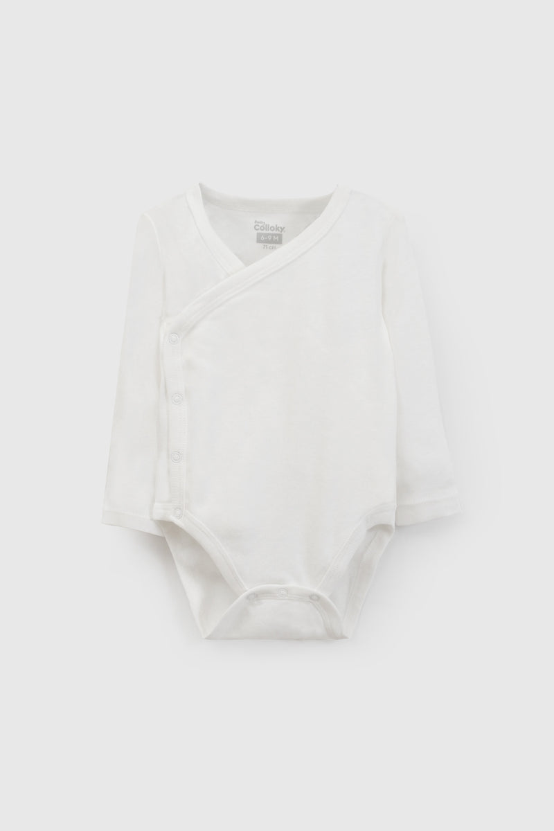 Pack X3 Body Blanco Unisex Con Broche