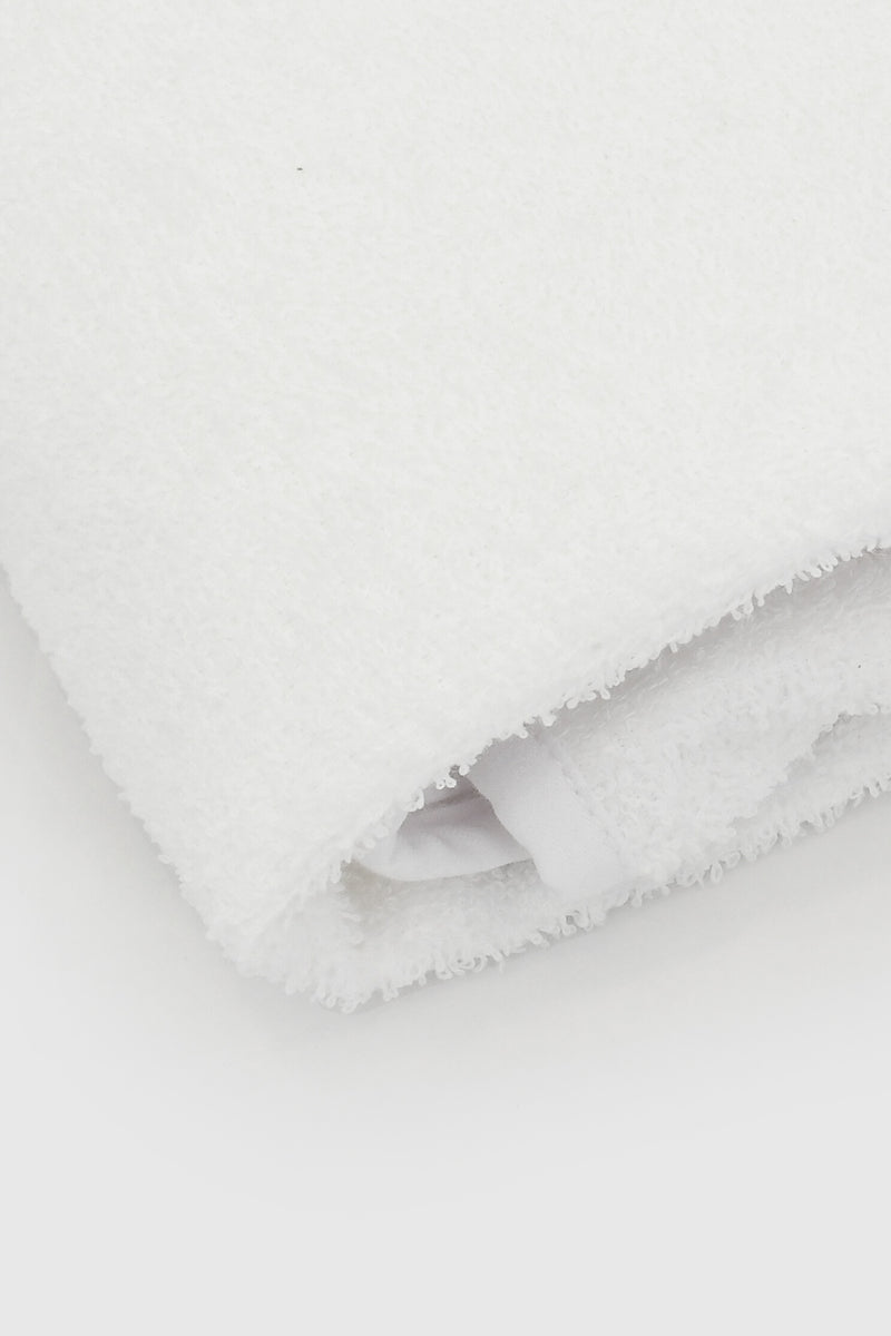 Toalla Capucha Blanca Bebe Algodón