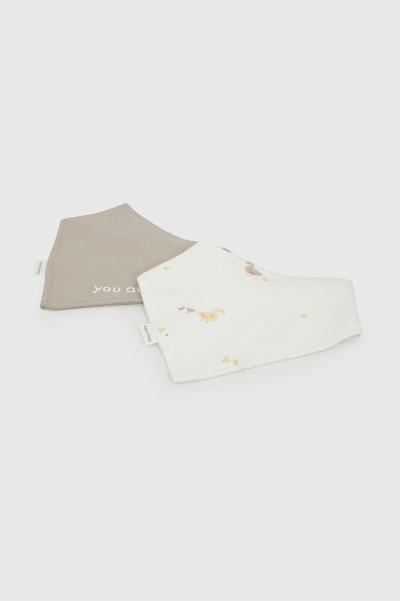 Pack X2 Baberos Bandana Impermeable Niño