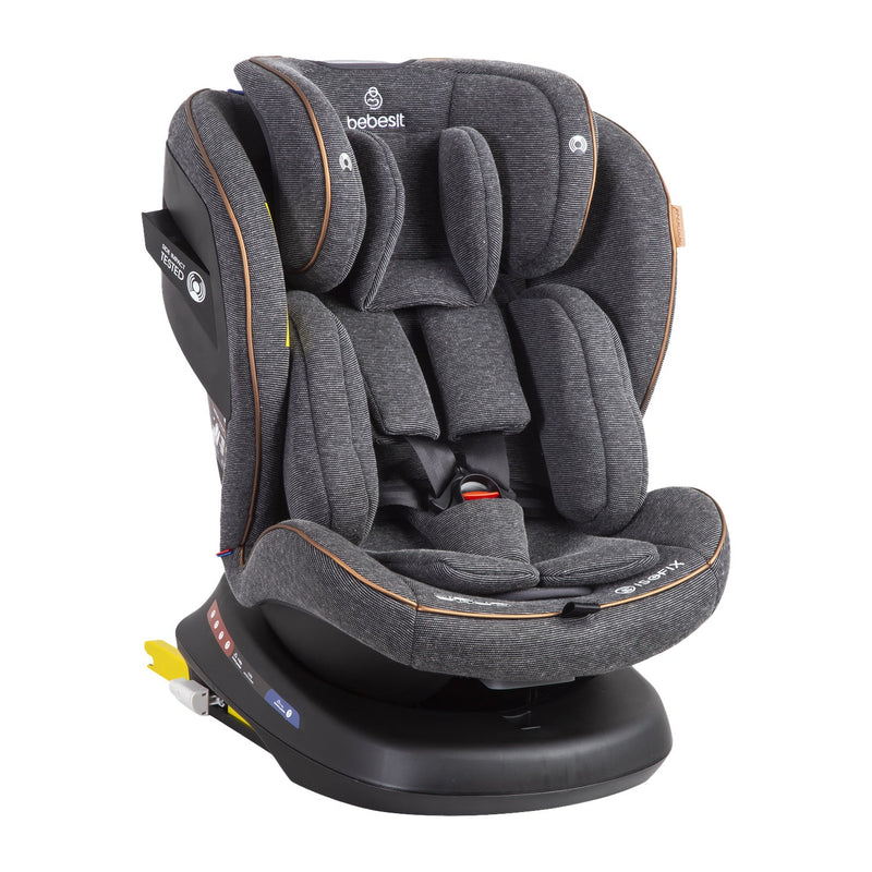 Silla de Auto Convertible Isofix Supra 360º Premium Gris