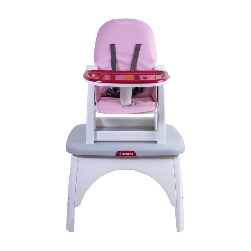 Silla de Comer Escritorio Balancin Eat&Swing Rosada Bebesit