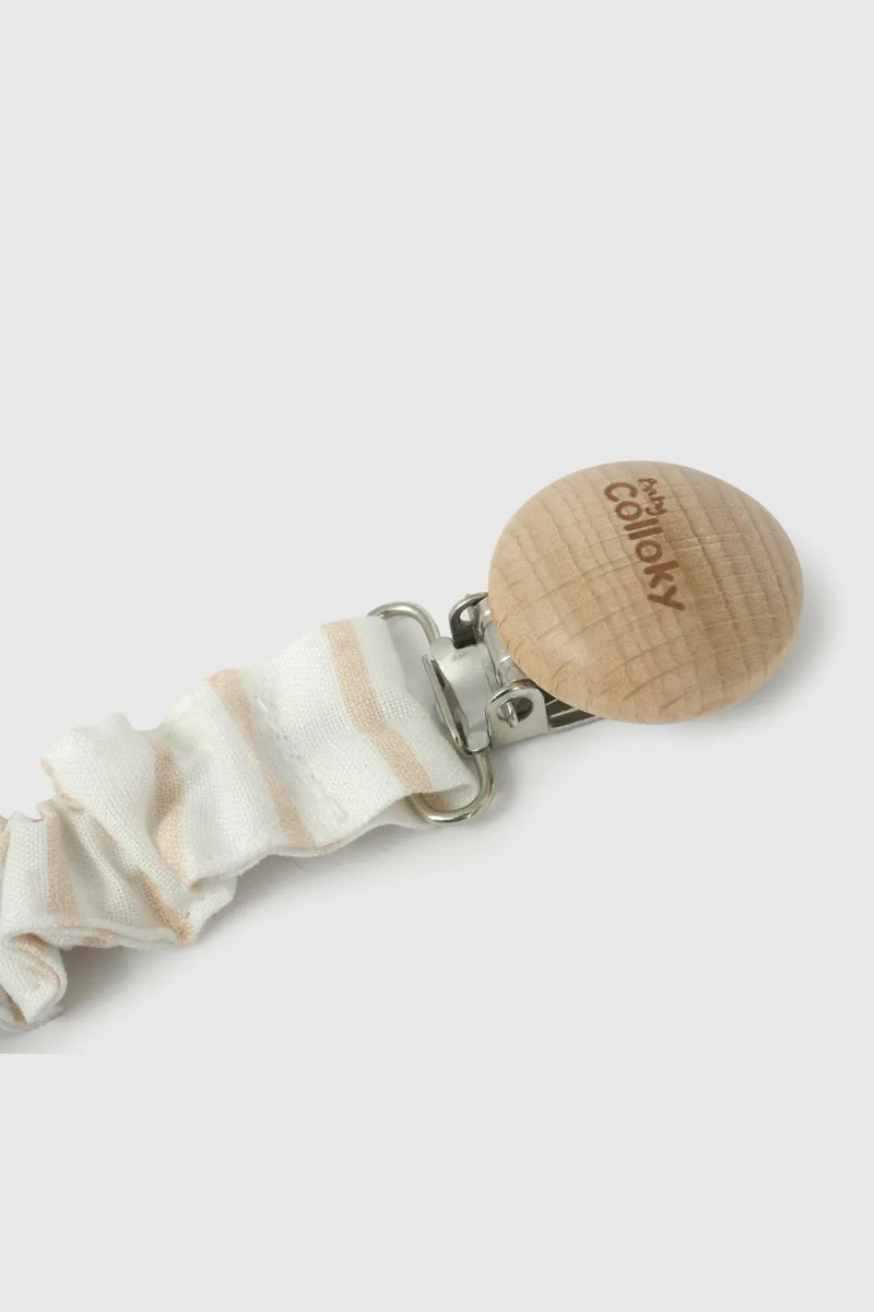 Portachupete Colloky Beige de Bebé