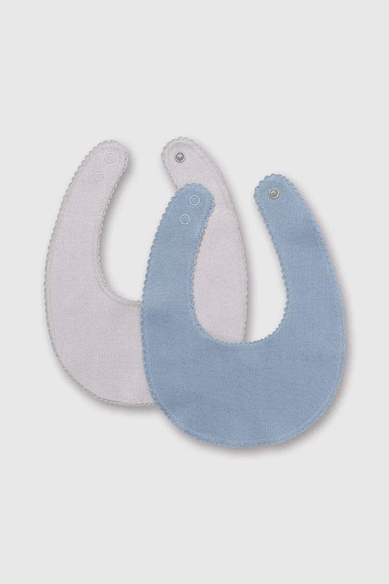 Pack de 2 Baberos Celeste de Bebé